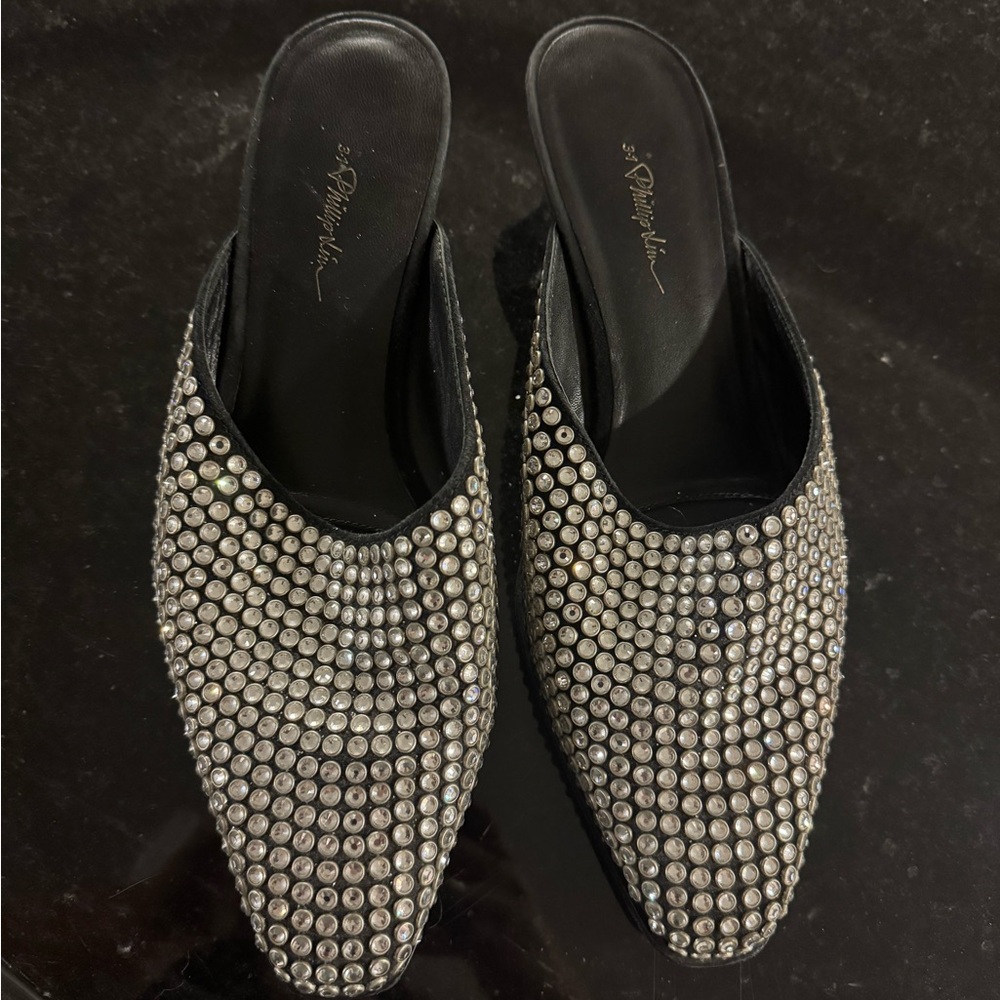Phillip Lim Agatha Crystal Kitten Heels *As is condition*